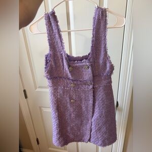 Zara XS Tweed Dress
